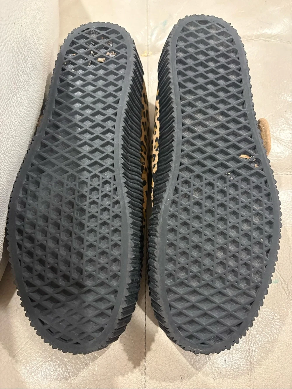 VANS Leopard Print Mary Jane Flats - creepers Tan/Black - Picture 5 of 5